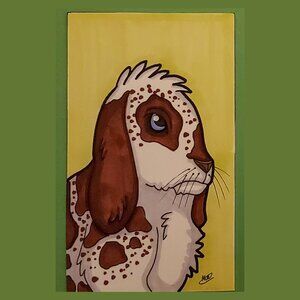 Lop Bunny Rabbit | Pet Portrait | Original Marker Illustration
